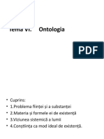 Tema VI Ontologia