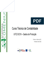 Curso Gastos Produção