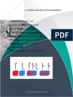 Primer Principio y Segundo Principio de La Termodinámica