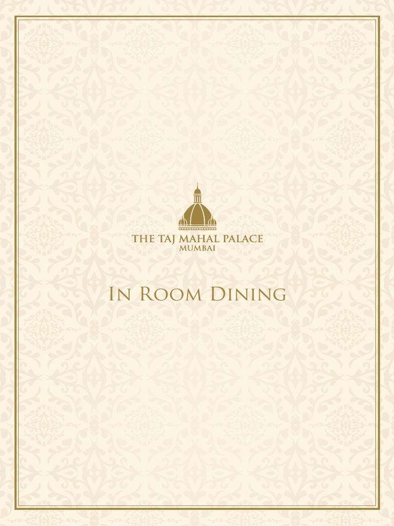 In Room Dining Menu 2021 PDF Indian Cuisine Hamburgers
