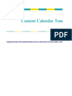 Create Your Content Calendar