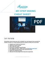 Step by Step Mixing Cheat Sheet
