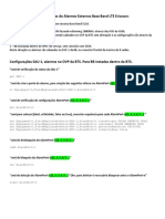 Configurações Alarmes Externos BB - LTE