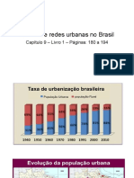 Cidades e Redes Urbanas Brasileiras