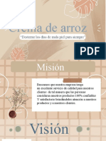 Proyecto Crema de Arroz