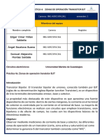 PRÁCTICA 4a Zonas de Operación Del Transistor (Simulador)