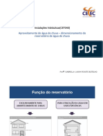 Dimensionamento Reservatório Chuva