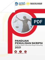 Panduan Penulisan Skripsi Fakultas Hukum UNNES