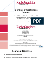 US Findings of 1st Trimester Pregnacy