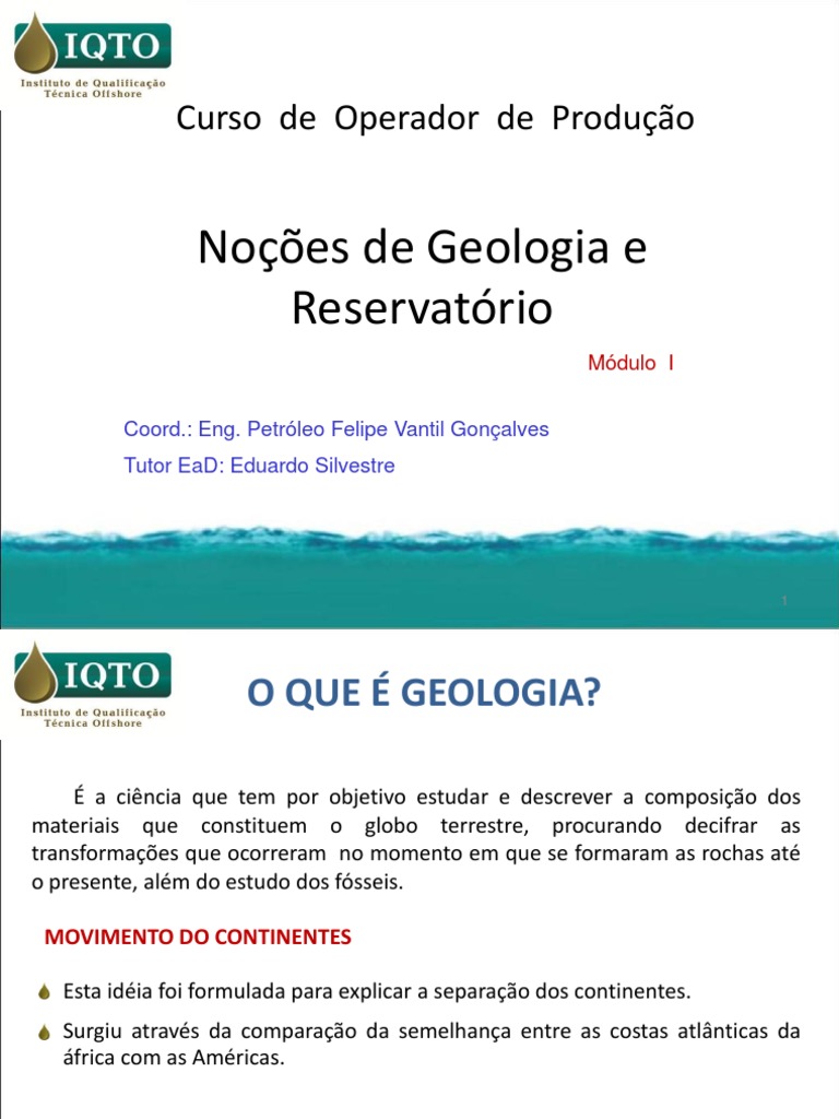 Geologia e Formação do Petróleo | PDF | Reservatório de petróleo | Petróleo