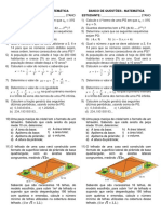 Banco de Questões Matemática 2° Ano Agosto