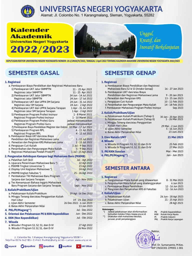 Kalender akademik uny tahun 2022 2023 pdf