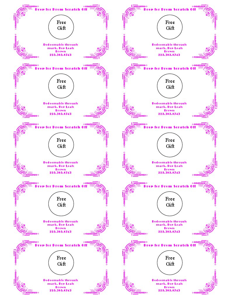 PN Scratch Off | PDF