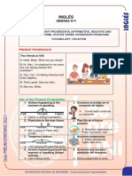 Present Progressive and Possessive Pronouns in English