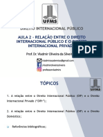 Aula 02 - Relação Entre o Direito Internacional Público