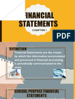 Chapter 1 - Financial Statements