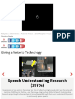Speech Understanding Research (1970s)