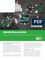 IEP - DESCENTRALIZACION El Fracaso de La Unica Gran Reforma Institucional Del Estado en El Peru Del Siglo XXI