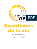 TARJETAS SEGURIDAD VIAL - GENERAL - Guardianes de La Vía (10 × 14 CM)
