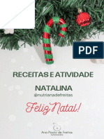 Receitas natalinas e atividade para a família