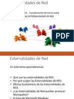 Tema 10 - Complemento de Teoría Sobre Las Externalidades de Red