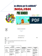 ENGLISH - Pre Kinder