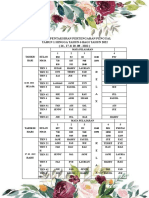 Jadual Pentaksiran Tahun 1 Hingga Tahun 6 - SKBT22