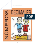 Guía de Matemática 5° Básico - Suma y resta con números decimales