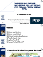 7 Teknik Penilaian Ekonomi Sumberdaya Pesisir & Laut - HPM
