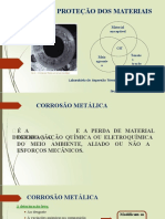 Corrosão e Proteção Dos Materiais