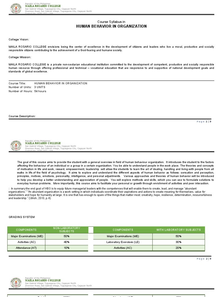 Syllabus Sample Only Logo Design