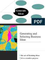 Generating Business Ideas