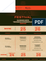 Arista Festival programa