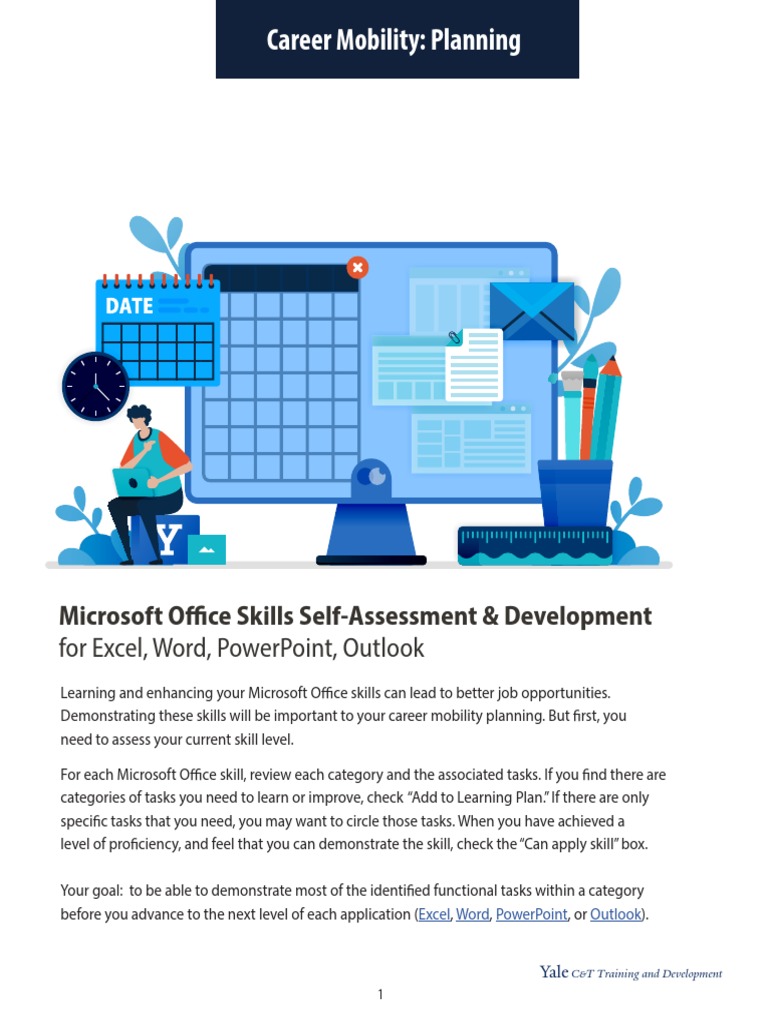 Microsoft Office Skills Assessment Guide | PDF | Microsoft Excel | Page ...