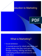 Introduction To Marketing MM I