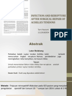 Infection and Rerupture After Sugical of Repair Tendon Achilles