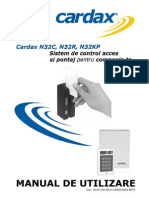 Cardax Retea Manual