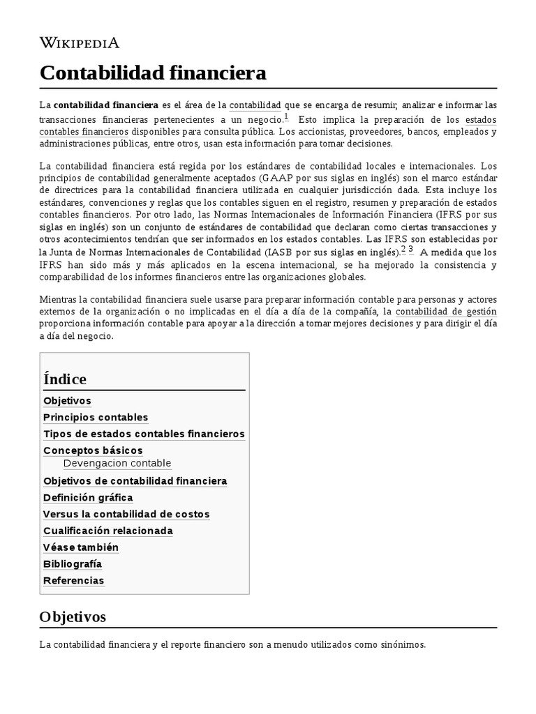 Contabilidad Financiera Pdf Contabilidad Financiera Contabilidad
