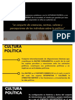 CULTURA POLITICA