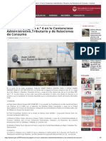 Edicto Del Juzgado N.° 4 en Lo Contencioso Administrativo, Tributario y de Relaciones de Consumo - Ijudicial