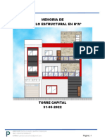 Memoria de Calculo Estructural Torre Capital