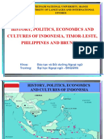 History, Politics, Economics and Cultures of Indonesia, Timor-Leste, Philippines and Brunei