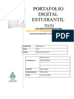 Portafolio Digital Estudiantil 2020: Colegio Etchegoyen