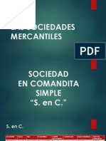 Sociedad en Comandita Simple y S. RL