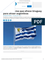 Los Beneficios Que Ofrece Uruguay para Atraer Argentinos