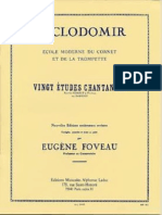 Pierre François Clodomir - Vingt Etudes Chantantes