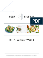 Pitta Summer Week 1