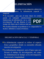 Delimitación