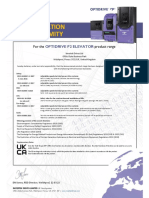 UKCA Declaration of Conformity - ODP2 Elevator 220322