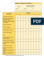 Observaciones y Registro de Conductas